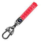 Ford PU leather Braided Rope Car Keychain