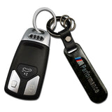 BMW M Power M Performance Carbon Fiber Car Logo Keychain Keyring