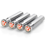 4pcs/set Mitsubishi Ralliart Logo Car Door Bolt Lock Pins Gate Lock Screws
