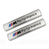 2pcs BMW M3 M5 M Performance Hamann Luxury Metal Car Sticker Emblem Badge Decal Decoration