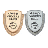 Jeep Metal Shield Car Rear Sticker Auto Window Emblem Badge Decal