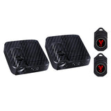 2pcs Abarth Wireless Car Welcome Door Laser Projection LED Light