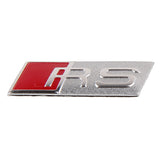 Audi RS Sline Aluminum Alloy Car Steering Wheel Sticker Nameplate Emblem Badge Decal