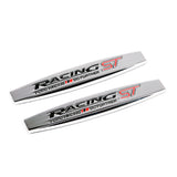 2pcs Ford RS Wolf ST Logo Metal Car Fender Side Badge Decal Rear Emblem Sticker