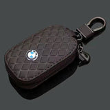 BMW PU Leather Car Key Wallet Key Case Cover Bag