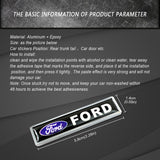 2pcs/set Ford Wolf Logo Metal Car Side Sticker Auto Emblem Badge
