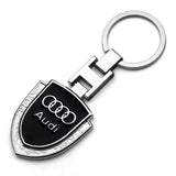 Audi Logo Shield-shaped Metal Car Keychain