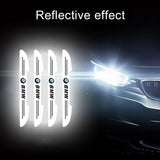 4pcs BMW Car Door Bumper Strip Anti-collision Protection Sticker