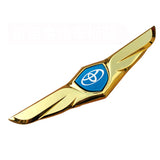 Toyota Metal Wings Car Front Hood Sticker Emblem Badge Decal