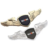 Mitsubishi Angle Wings Metal Car Front Hood Bonnet Sticker Emblem Badge