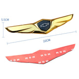 Chevrolet Metal Wings Car Front Hood Sticker Emblem Badge Decal