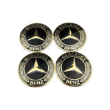 4pcs/set 56/75mm Mercedes Benz AMG Brabus Apple Tree Car Wheel Center Hub Cap Sticker Decal