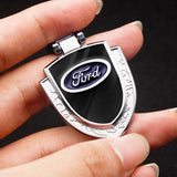 Ford Logo Shield-shaped Metal Car Keychain