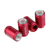 4pcs/set Cadillac Logo Matte Car Air Valve Stem Caps Auto Tyre Valve Covers
