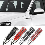 2pcs Mercedes Benz AMG Logo Metal Car Side Fender Sticker Emblem Badge Decal Decoration