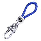 Lincoln Braided Rope Car Keychain Keyring Pendant