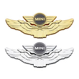 MINI Cooper Metal Wings Car Rear Sticker Auto Window Emblem Badge Decal