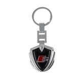 Audi Sline Metal Car Logo Keychain Keyring