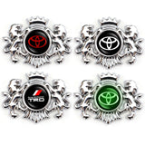 Toyota TRD Double Lion Metal Car Rear Sticker Auto Window Emblem Badge Decal