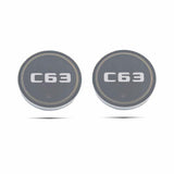 2pcs Mercedes Benz W124 W140 W168 W176 W203 W204 W205 W212 W213 W214 W215 Logo Car Water Coasters 7-color LED Light Cup Mat Holder