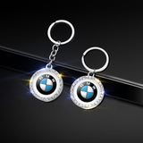 BMW Logo Diamond Keychain Metal Keyring