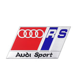 Audi Sline Quattro Aluminum Alloy Car Sticker Nameplate Emblem Badge Decal
