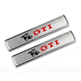 2pcs Volkswagen GTI Racing Metal Car Sticker Emblem Badge Decal Decoration