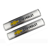 2pcs Chevrolet Metal Car Sticker Emblem Badge Decal Decoration