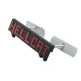 Dodge Hellcat Metal Car Trunk Sticker Front Grille Emblem Badge