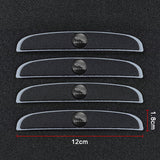 4pcs/set Jaguar Car Door Mirror Side Anti Collision Sticker Bumper Strips