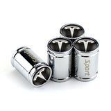 4pcs Tesla Logo Car Tire Valve Caps