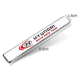 2pcs Hyundai Logo Car Fender Side Emblem Badge Sticker