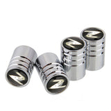 4pcs/set Nissan Nismo Z Logo Car Air Valve Stem Caps Auto Tyre Valve Covers