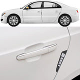 4pcs/set SEAT Carbon Fiber Car Door Anti-Scratch Sticker Door Side Protection Bumper Strips