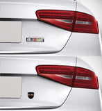 Mitsubishi Ralliart Logo Aluminum Alloy Car Sticker Nameplate Emblem Badge Decal