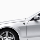 Mercedes Benz AMG Car Logo Shield Metal Auto Window Sticker Emblem Badge Decal