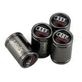 4pcs/set Audi Car Tire Valve Caps Auto Tyre Wheel Air Covers Air Caps