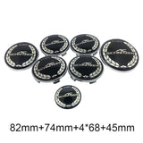 7PCS BMW 1 3 5 7 Series Car Front Hood Sticker Rear Emblem Badge Car Steering Wheel Sticker Wheel Center Hub Cap