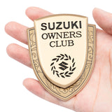 Suzuki Metal Shield Car Rear Sticker Auto Window Emblem Badge Decal