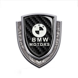 BMW Metal Carbon Fiber Shield Car Rear Sticker Auto Window Emblem Badge Decal