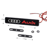 Audi RS Sline Logo Car Front Hood Grille LED Light