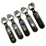 BMW M Power M Performance Carbon Fiber Car Logo Keychain Keyring