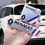 Renault Aluminum Alloy Car Body Sticker Nameplate Rear Emblem Badge Decal