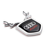 Audi ABS Deer Car Rear Sticker Shield Trunk Emblem Badge Decal