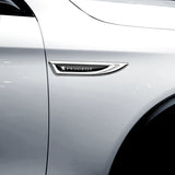 2pcs Peugeot Metal Car Side Fender Emblem Sticker Decal