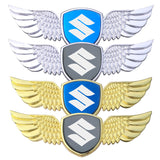 Suzuki Logo Metal Wings Car Front Hood Bonnet Center Sticker Emblem