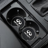 2PCS Infiniti Diamond Car Water Coaster Cup Mat
