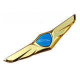 Jaguar Metal Wings Car Front Hood Sticker Emblem Badge Decal