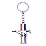 Ford Mustang Shelby Logo Metal Car Keychain Keyring