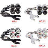 4pcs/set  Audi Car Tire Valve Caps Auto Tyre Wheel Air Covers Air Caps